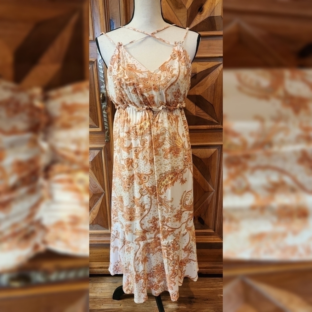 Liberty Love Paisley Dress Sz L